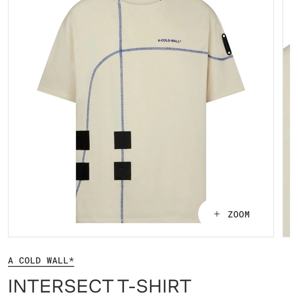 A-COLD-WALL* Cream Intersect T-Shirt
